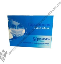 Tapabocas face mask x50