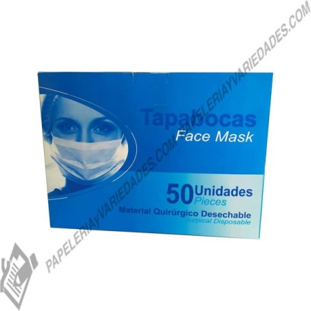 Tapabocas face mask x50