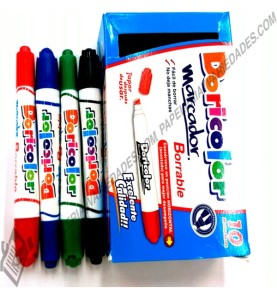 Marcador borrable doricolor