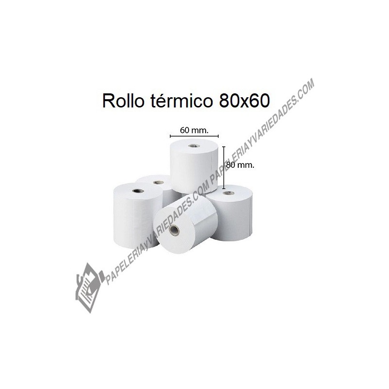Rollo POS termico 80x60 mm