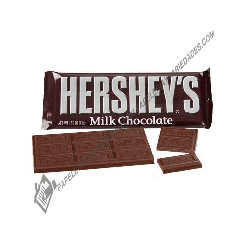 Chocolatina Hersheys milk chocolate