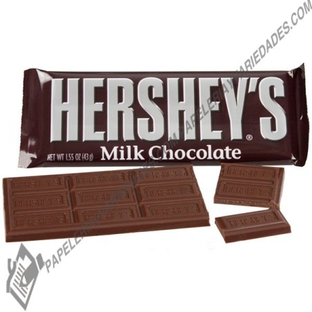 Chocolatina Hersheys milk chocolate