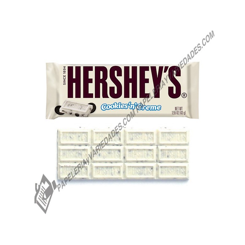 Chocolatina Hersheys cookies n creme
