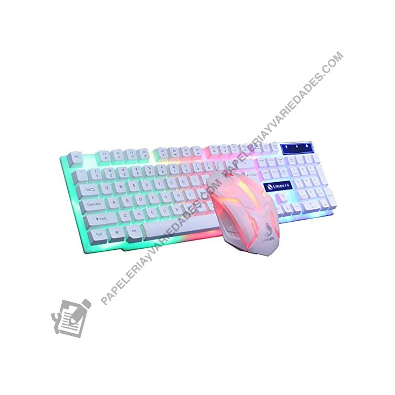 Combo teclado y mouse luz tcl
