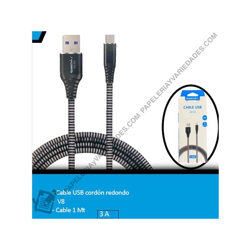 Cable v8 carga rápida 3amp SG 354