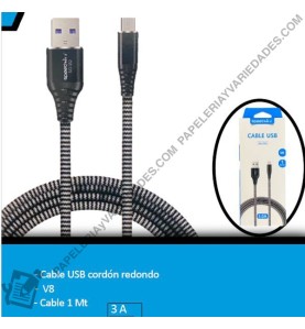 Cable v8 carga rapida 3amp SG 354