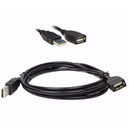 Cable extensión USB 3mt macho hembra