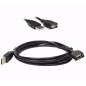Cable extensión USB 3mt macho hembra