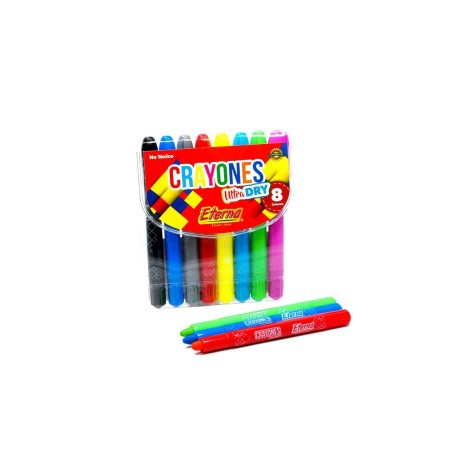 Crayones ultra dry eterna x8