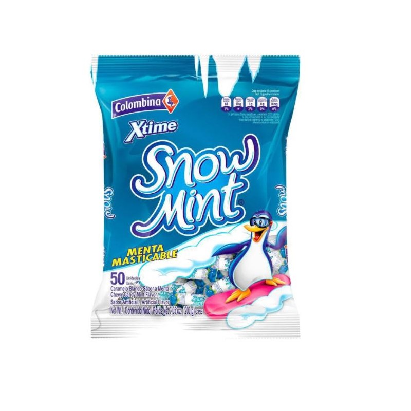 Menta masticable snow mint