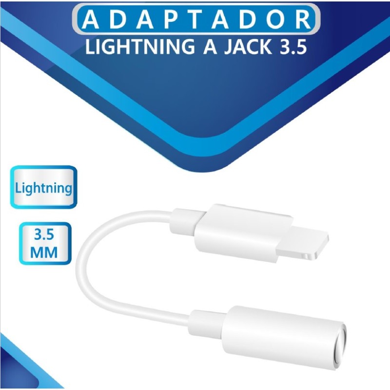 Adaptador lightning a jack 3.5 SG 215