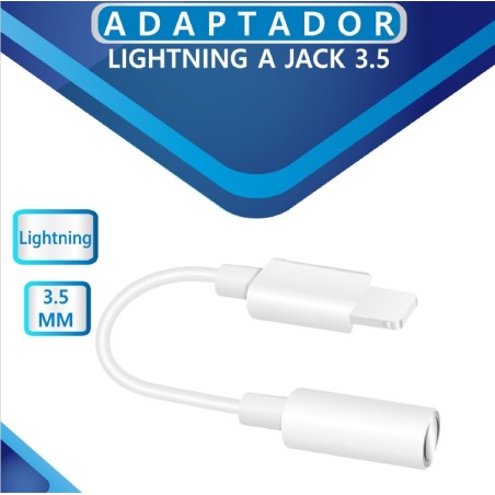 Adaptador lightning a jack 3.5 SG 215