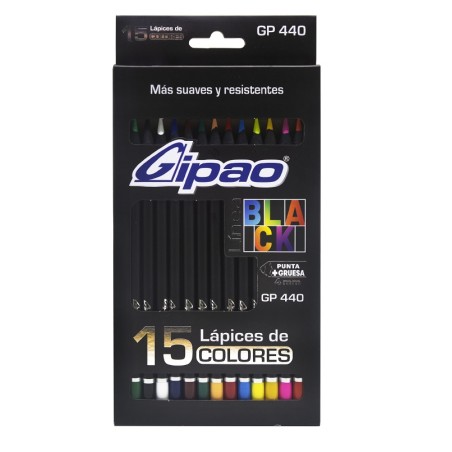 Colores Gipao black x 15 GP440