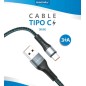 Cable tipo C carga rapida 3A SG425