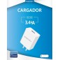 Cargador pared 3.4A USB SG126c