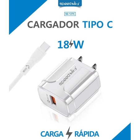 Cargador completo tipo-c 18w SG 127C