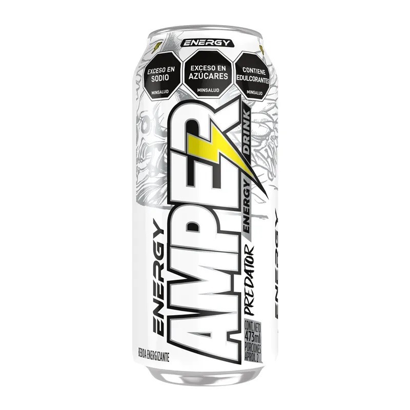 Bebida energizante Amper predator 473ml