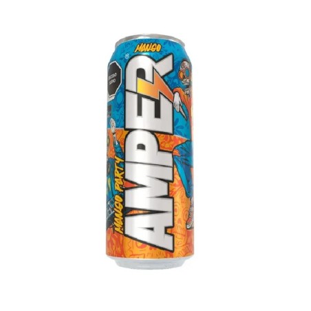 Bebida energizante Amper Mango party 473ml