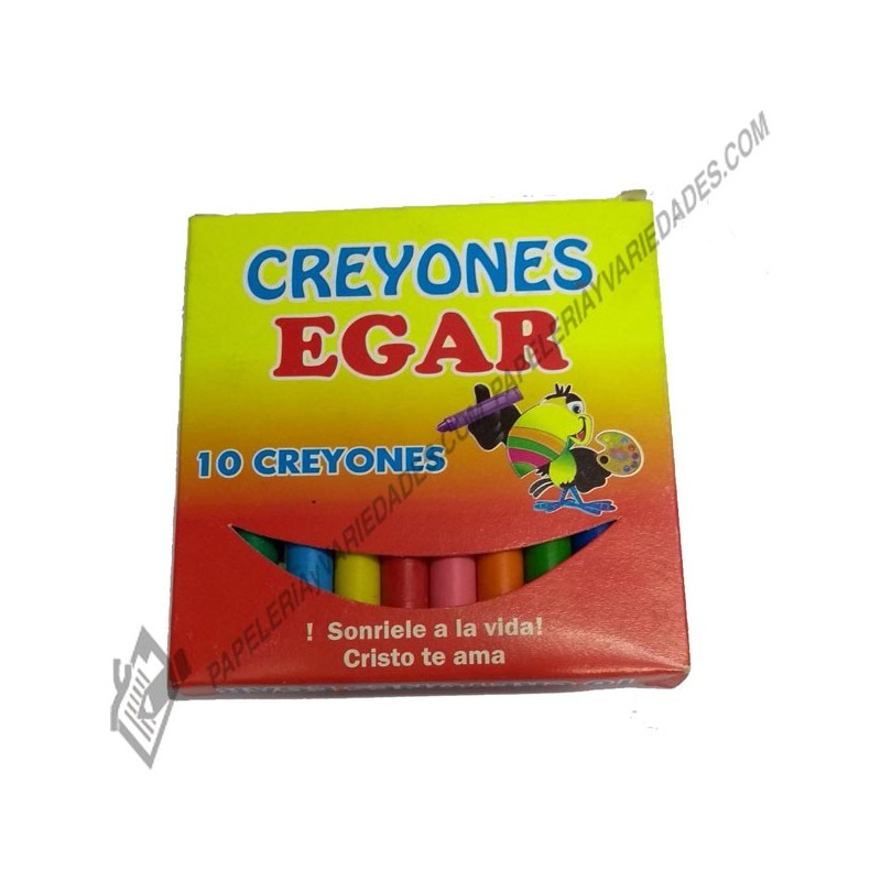 Crayones egar x10 creyones