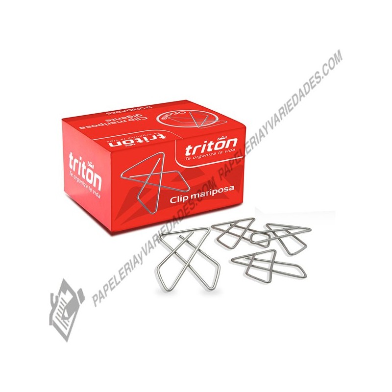 Clip mariposa triton x 50 unidades